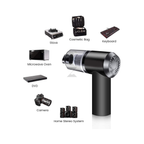 Portable Vacuum Suction Cleaner – Wireless Handheld Air Duster with LED Light