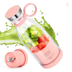 Portable Blender – USB Rechargeable Personal Smoothie Maker with 4 Stainless Steel Blades